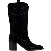 Resim Guja 24k131-1 Kadın Topuklu Çizme Siyah Siyah 