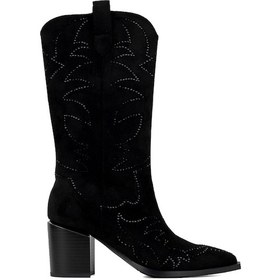 Resim Guja 24k131-1 Kadın Topuklu Çizme Siyah Siyah 