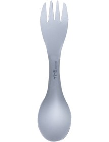 Resim Yifomall Hafif Çelik Kamp Çatal Kaşık - 2'si 1 Arada Taşınabilir Yemek Takımı Çok Renkli 