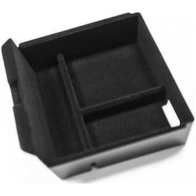 Resim Artfulabode Tesla Model 3 2024 Merkez Konsol Flocking Malzeme Kutusu Depolama Organizer 