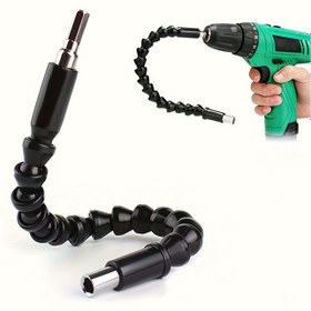 Resim Elektrikli Matkaplar için Esnek Uç Matkap Uzatıcısı - Altıgen Tornavida Yumuşak Uç Sürücü Uzatma Çubuğu, Dayanıklı Plastik Güç Aracı Aksesuarı, DIY Projeleri ve Profesyonel Kullanım için Ergonomik Tutuş, Beton için Matkap Uçları, Sağlam Tasarım, Yüksek Kaliteli İnşaat 