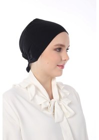 Resim Dilnuvar Dikişsiz Bone Siyah 