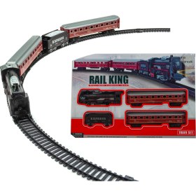 Resim Mixoyuncak Oyuncak Tren Klasik Tren Işıklı 18 Parça 