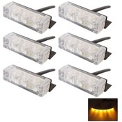 Resim Wondernest X Uyarı Strobe Sones Sinyal Sarı Lambası, Işık Işığı Flaş Dc Araba 6w 6 577nm 450lm 3-led 12v Lz Diğer 