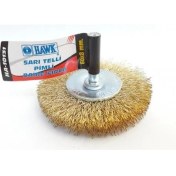 Resim Datatek Hawk HA10131 Pimli Sarı Tel Daire Fırça 60X8 mm 