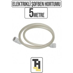 Resim Elektrikli Şofben Hortumu Sızdırmaz Sağlam Ve Dayanıklı Bağlantı Hortumu 5 Metre 