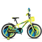 Resim KRON X-FORCE - 16 MTB - 10' - Vitessiz - V.B. - Neon Sarı-Siyah\u002FMavi 