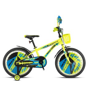 Resim KRON X-FORCE - 16 MTB - 10' - Vitessiz - V.B. - Neon Sarı-Siyah\u002FMavi 