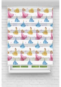 Resim Perdecizade Enxboy Prensesler Dijital Baskılı Zebra Perde-cocuk Odası-stor Perde Renkli 