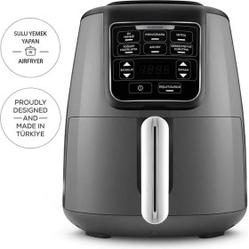 Resim Allians Çift Fonksiyonlu Konuşan Airfryer, Gümüş, 4 Kişilik, Hızlı ve Sağlıklı Pişirme 