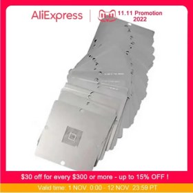 Resim Mingjin Shop 1 Lot Bga Reballing * Ps3 Xbox 360 Wii Vb. Için Oyun Konsolu Şablonları (Yurt Dışından) 