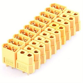 Resim XT60 Mermi Bağlantı Elemanları 5 Çift - RC Lipo Bataryalar, Dronlar & Uçak Aksesuarları için İdeal 