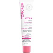 Resim Topicrem Hydra+ Rich Moisturizing Radiance Cream - Nemlendirici Krem 40ml 