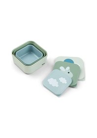 Resim Done By Deer - Happy Clouds - 3'lü Saklama Kabı - Yeşil 