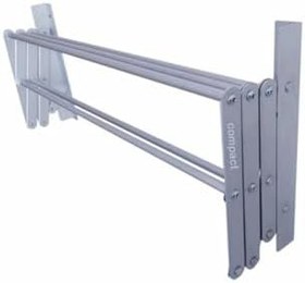 Resim Compact Duvar Tipi Katlanabilir Çamaşır Kurutma Askısı, 40 cm, 5 Askılı, Alüminyum 