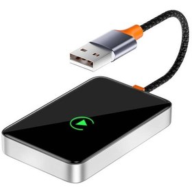 Resim Carplay Bluetooth Adaptör Wiwu Wi-cp001 İos Uyumlu Ve Android Destekli Kablosuz Ses Alıcı Usb Girişli 