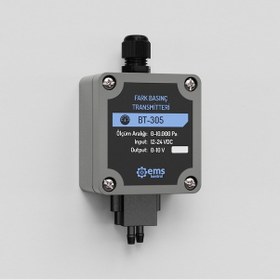 Resim Ems Kontrol - Fark Basınç Transmitteri Modbus Rtu / (-10.000)-(+10.000) Pa 