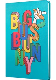 Resim Mabbels Sert Kapak Butik Defter Looney Tunes Bug Bunny Mavi 80 Yp 15x21 Dft-388098 Çok Renkli 