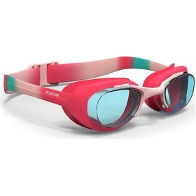 Resim Nabaiji S Boy Unisex Yüzücü Gözlüğü Pembe Turkuaz Şeffaf Camlar Çok Renkli 