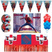 Resim Örümcek Adam Doğum Günü Konsepti 24 Kişilik 70X100 Cm Afişli Spid N11.1484 