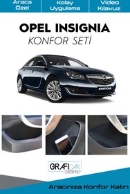 Resim GRAFICAR DESIGN Opel Insignia Konfor Seti - Iç Trim Kumaş Kadife Kaplama-ses Izolasyon Amaçlı Ürün 2009-2017 