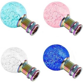 Resim Ulzyvf Şeffaf Pembe Akrilik Balon Vites Topu - M8/m10/m12 Adaptörlü Vites Kolu 