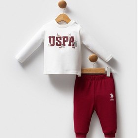 Resim U.S. Polo Assn. U.s. Polo Assn Erkek Bebek Bordo Takım Bordo 