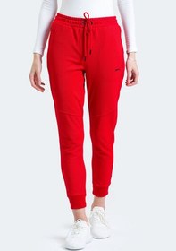 Resim Slazenger PENELOPE IN Kadın Fermuar Cepli Dar Paça Kırmızı Eşofman Altı 