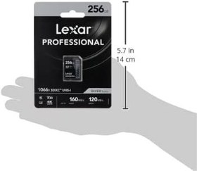 Resim Lexar 256GB Professional 1066x SDXC UHS-I cards, up to 160MB/s read 120MB/s write C10 V30 U3 