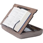 Resim Vigo Wood Minderli Kitap Okuma Standı Eğim Ayarlanabilir Çizim Okuma Evden Çalışma Minderli Laptop Sehpası 