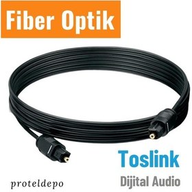 Resim Irenis Fiber Toslink Optik Ses Kablosu 