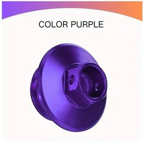 Resim Hightower 2025 Evrensel Motosiklet Benzin Tank Kapağı - Mor Dayanıklı Çok Renkli Şık Tasarım 