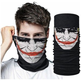 Resim Forwhat Büro Ev Ofis Hediyesi İçin No5 Joker Motifli Yüz, Boyun Maskesi Buff Bandana Çok Renkli 