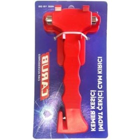 Resim markentegra Oto Acil Durum Çekici - Cam Kırıcı ve Kemer Kesici 