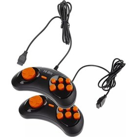 Resim Dvtech Siyah Joystick'lar 16-bit Turuncu Düğmeli 182445829 