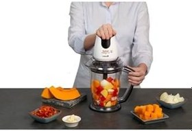 Resim Tefal Tefal MasterChop Powelix Maxi 4 Bıçaklı 500 Watt Doğrayıcı Rondo - Beyaz 