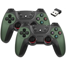 Resim HEJARON LOBO Joystick Gamepad Çiftli TV PC oyun konsolu 2.4G Gamepad Joystick 