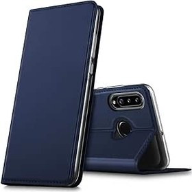 Resim Verco akıllı telefon için Samsung Galaxy A20s Kapaklı ve Cüzdan Kılıflar, Kitap formatı kapaklı kılıf için Samsung A20s Case [ Manyetik kapak ], mavi 