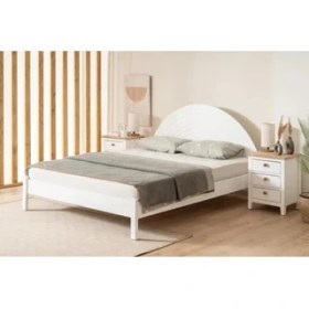 Resim Vivense Turtle Modern Karyola, Beyaz, 120X200 