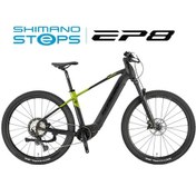 Resim Kron Makalu E-mtb 29" Dağ Bisikleti Ep8 Siyah Yeşil M/45cm Siyah 