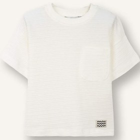 Resim Defacto Regular Fıt Kısa Kollu Tişört Erkek Bebek G6679a526smwt32 Beyaz-wt32 