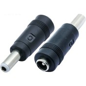Resim Dc 2.1 Mm Dişi / 2.5 Mm Erkek Çevirici Jack Fiş 