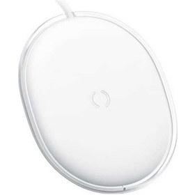 Resim Willowhaven Baseus Jelleli 15w Kablosuz Şarj Cihazı Type-c Giriş Beyaz İphone Samsung Huawei Uyumlu 