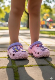 Resim Beınsteps Çocuk Terlik Emoji Figürlü Okul Kreş Plaj Havuz Günlük Kız Çocuk Terlik & Sandalet 