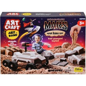 Resim 03743 Art Craft Görevimiz Mars Kinetik Kum Oyun Seti 750 gr. 