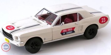 Resim 1:18 Greenlight 1967 Ford Mustang Coupe #23 - Thrill Circus By Karnes 
