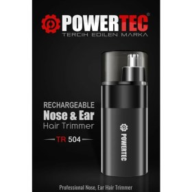 Resim Kompakt Burun ve Kulak Kılı Temizleme Cihazı Erkek Bakım Siyah 