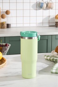 Resim Karaca Star Ice Çelik Sızdırmaz Termos 860 ml Mint 