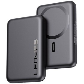 Resim Lenyes Pw139d Pd 20w Ultra İnce Hızlı Şarj Özellikli Wireless Powerbank 15w 10000mah Siyah 