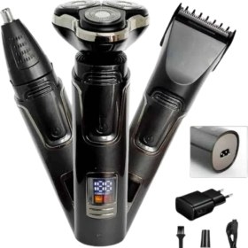 Resim Yüksek Performanslı 3 Başlıklı Profesyonel Şarjlı Islak ve Kuru Kullanıma Uygun 